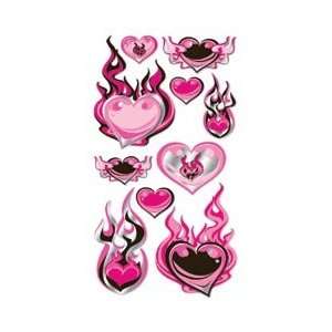  Sticko Metallic Dimensional Stickers My Hearts On Fire 