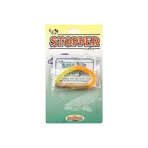  K&E Fish Lures Soft Bass Stopper Worm 2 Hook 5 inch 