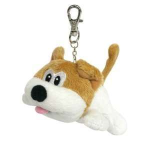  Mini Chuckle Buddies Keychain   Light Brown Terrier Toys & Games
