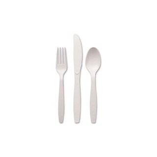 Dixie Food Plastic Tableware, Heavyweight Soup Spoons, White, 100/Box