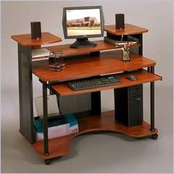 Studio RTA Wood Black & Cherry Computer Desk 017342188594  