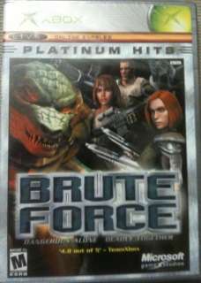 BRUTE FORCE GAME FOR THE ORIGINAL XBOX SYSTEM NEW FACTORY SEALED 