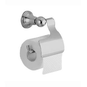   Classic Classic 5 1/2 Inch Single Post Toilet Paper Holder with Cover
