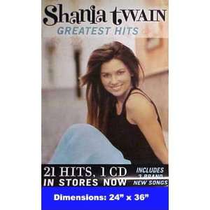  SHANIA TWAIN Greatest Hits 24x36 Poster: Everything Else