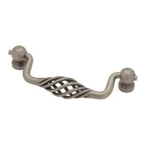  Iron forge birdcage bail pull antique pewter: Home 