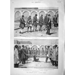  1896 Persia Bastinado Punishment Prison Criminal