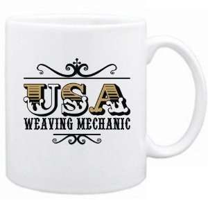  New  Usa Weaving Mechanic   Old Style  Mug Occupations 