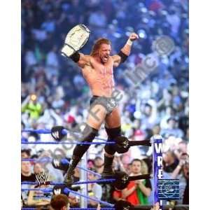  Triple H w/Championship Belt WWE WrestleMania 25 8x10 